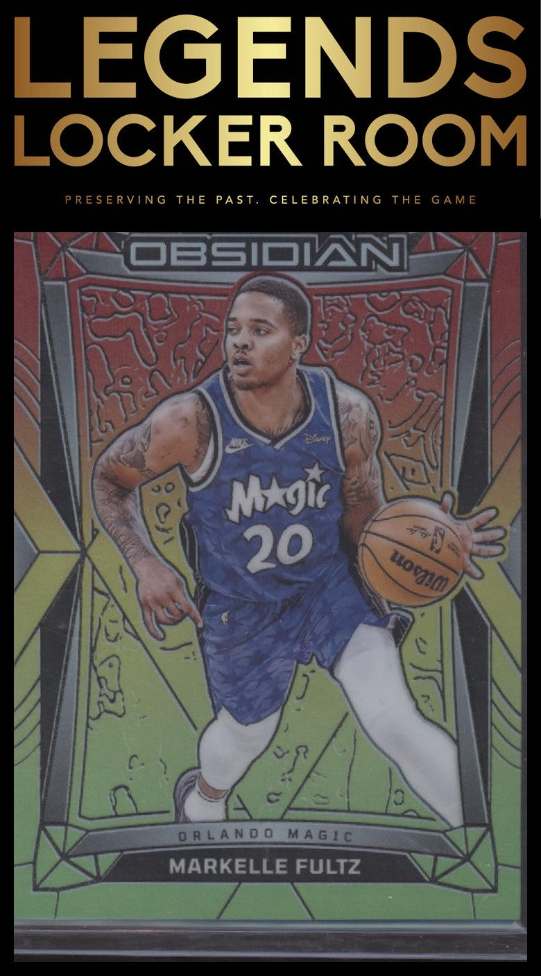 2023-24 Panini Obsidian #70 Markelle Fultz Electric Etch Reggae Flood #/75
