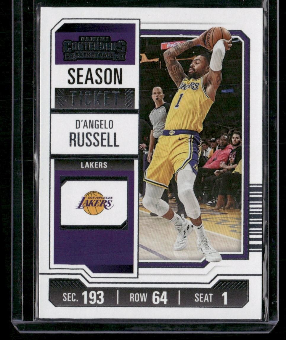 2023-24 Panini Contenders #63 D'Angelo Russell Season Ticket Retail