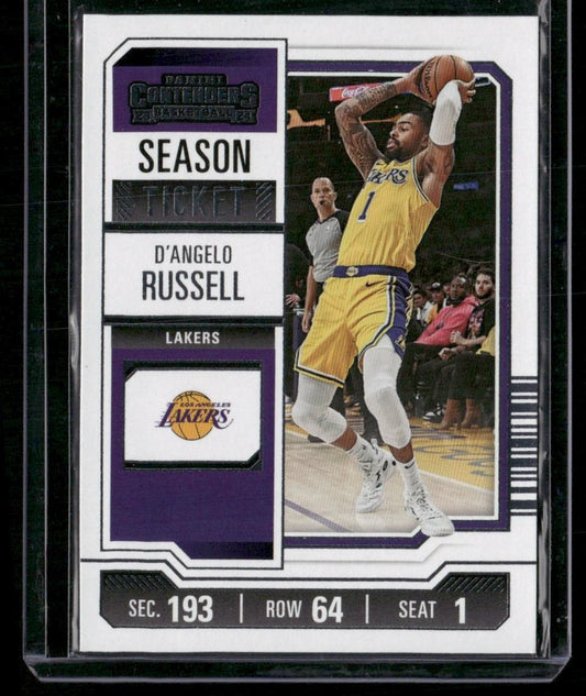 2023-24 Panini Contenders #63 D'Angelo Russell Season Ticket Retail