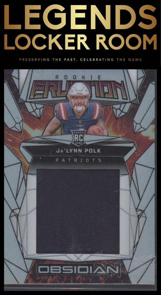 2024 Panini Obsidian - Rookie Eruption Materials Silver #18 Ja'Lynn Polk #/99