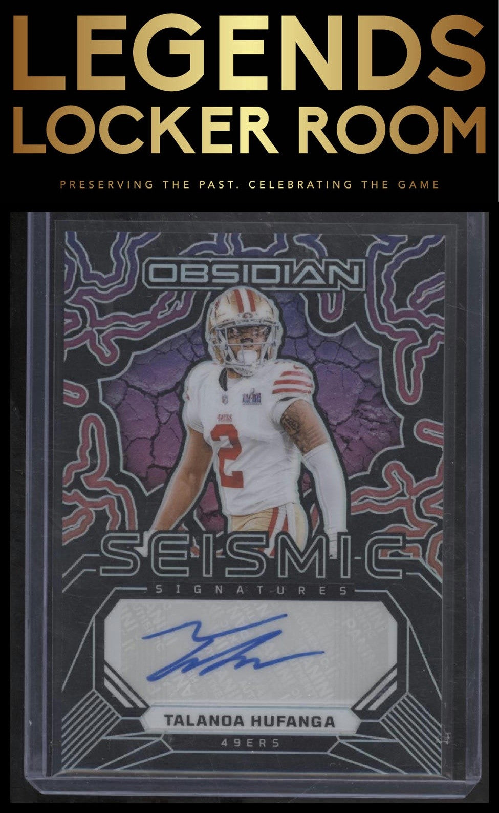 2024 Panini Obsidian - Seismic Signatures #SS-THA Talanoa Hufanga