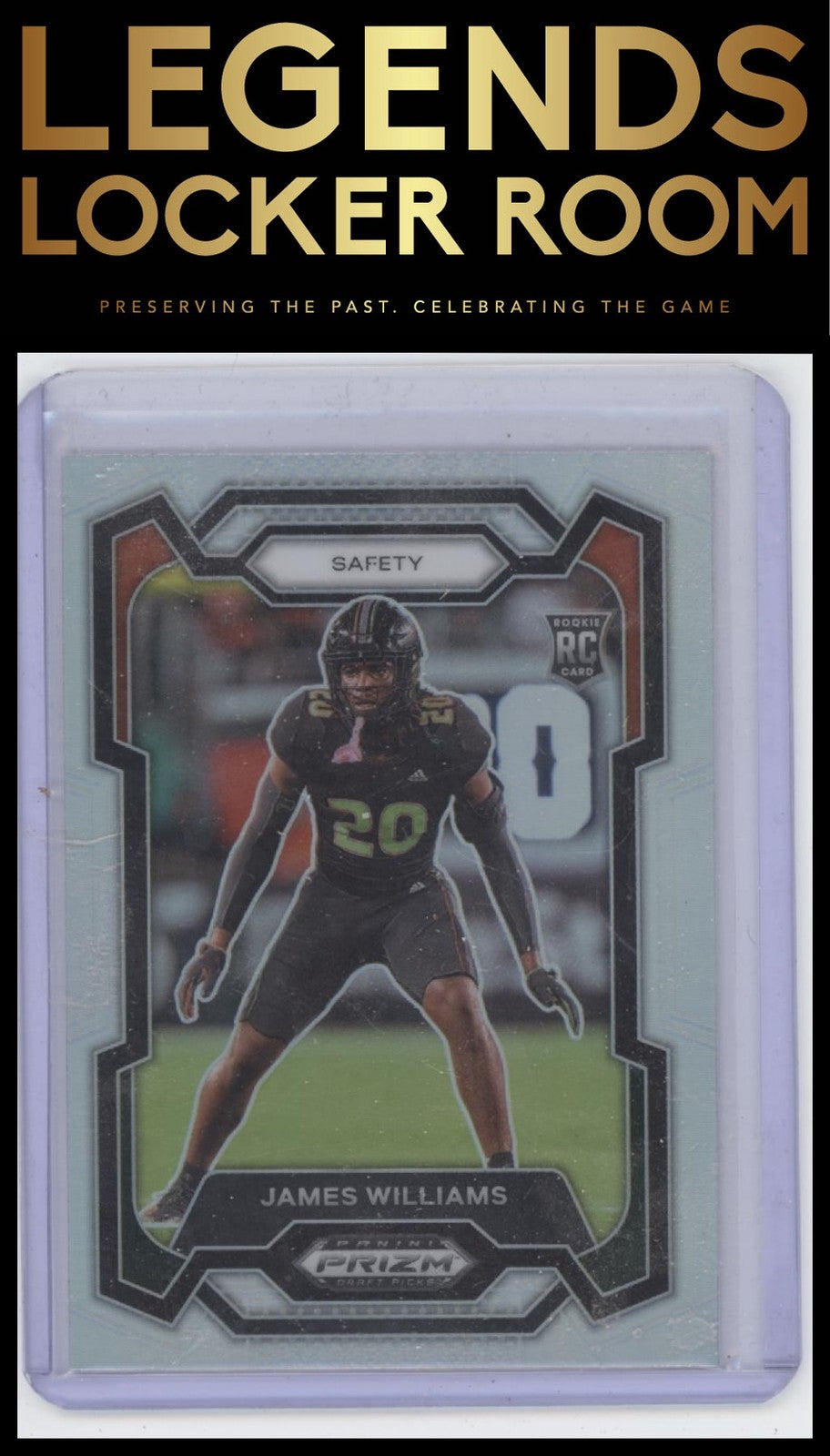 2024 Panini Prizm Draft Picks #181 James Williams Silver