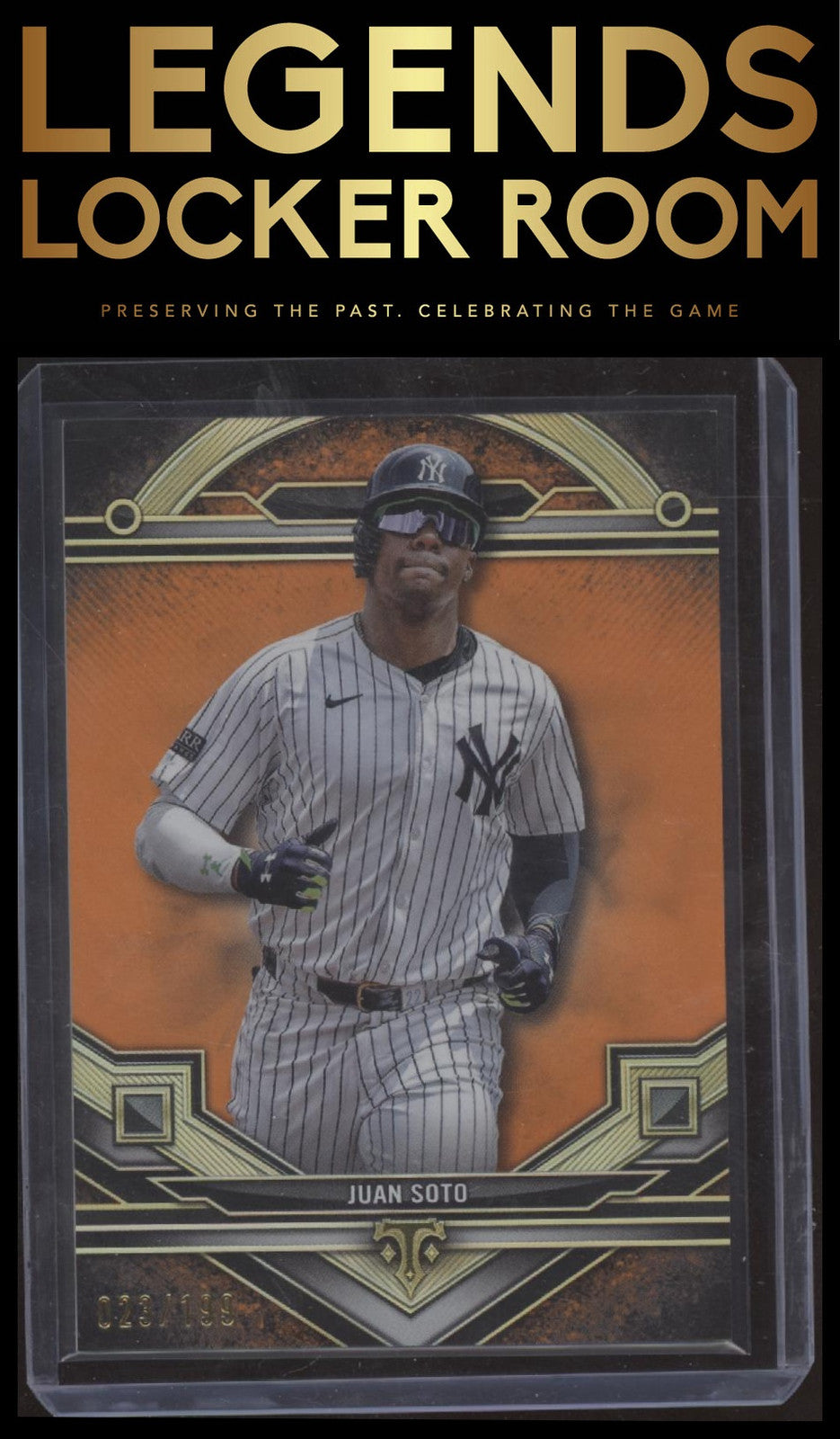 2024 Topps Triple Threads #46 Juan Soto Amber #/199