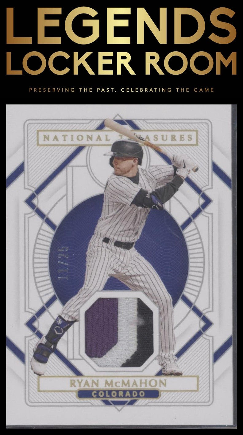 2021 Panini National Treasures #58 Ryan McMahon Holo Gold #/25