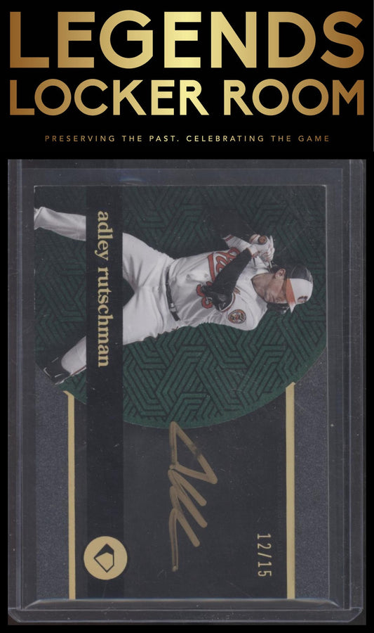 2024 Topps Diamond Icons Adley Rutschman Black Polychromatink Gold Ink #/15