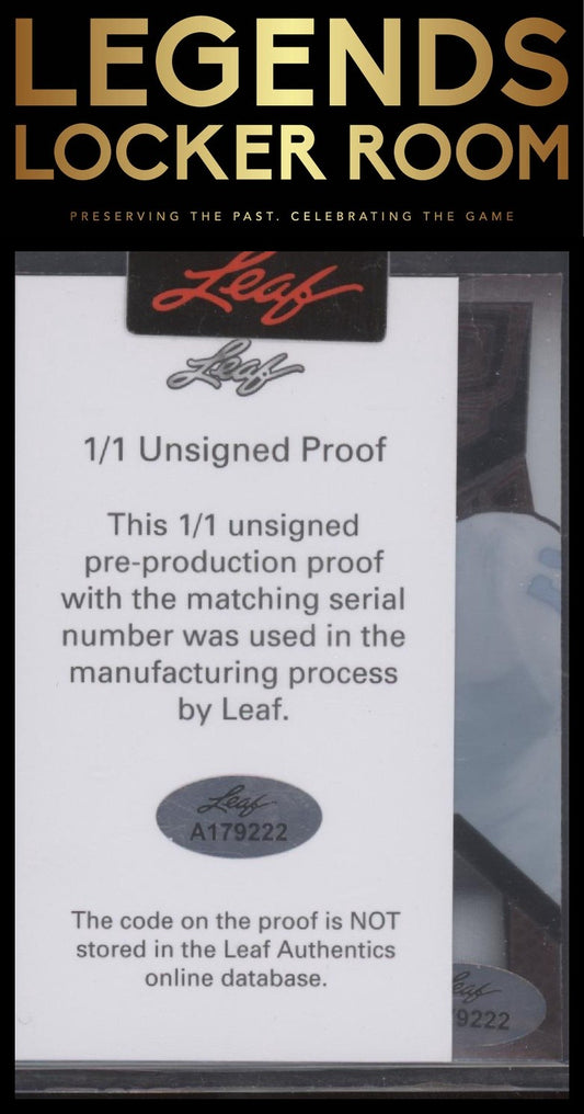 Leaf Metal Pre Production proof Josh Downs 1/1