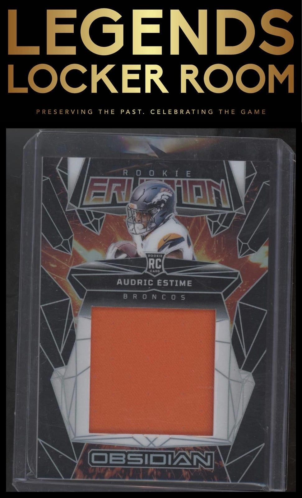 2024 Panini Obsidian - Rookie Eruption Materials #2 Audric Estime