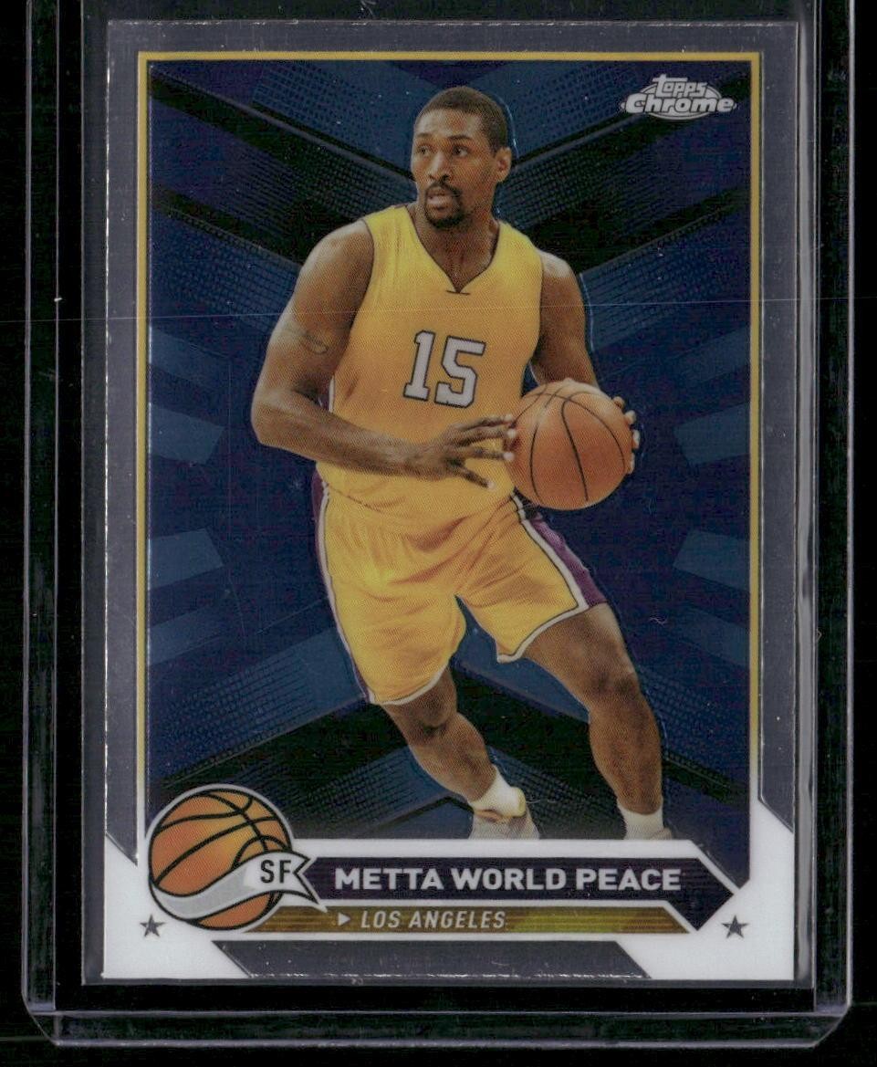 2023-24 Topps Chrome #13 Metta World Peace