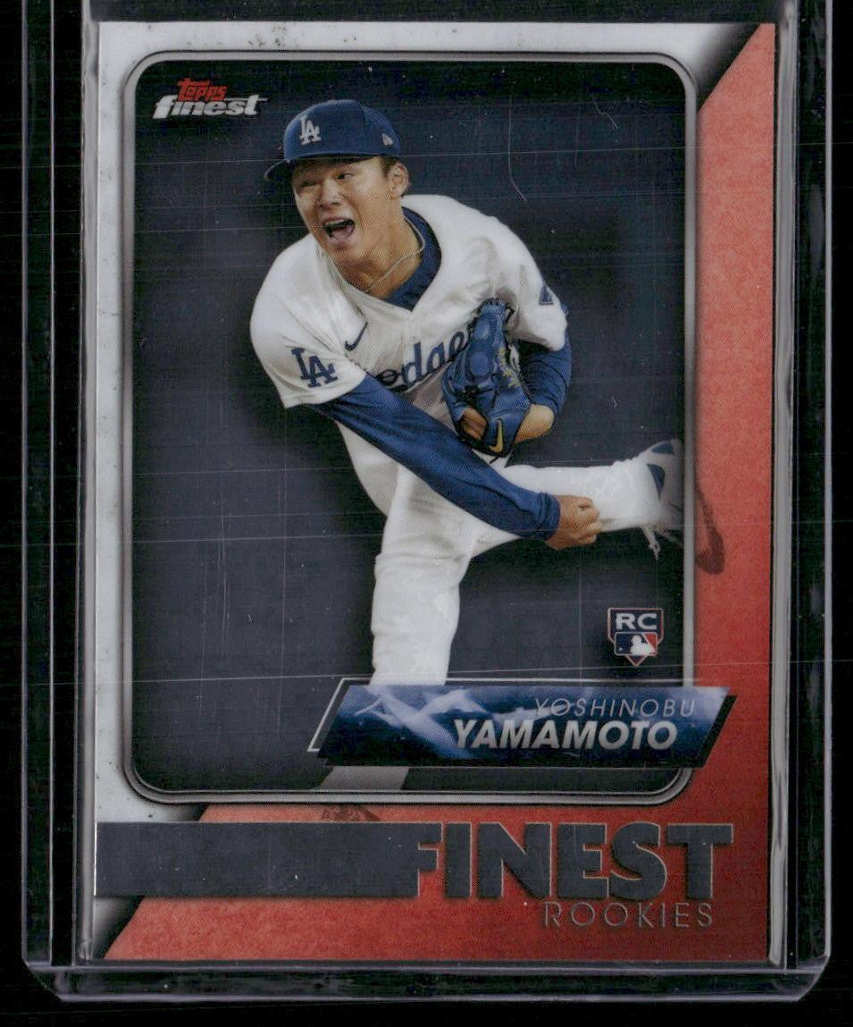 2024 Finest #FRD-17 Yoshinobu Yamamoto Finest Rookies Design Variations