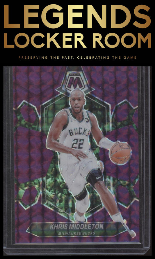 2023-24 Panini Mosaic #59 Khris Middleton Purple #/99