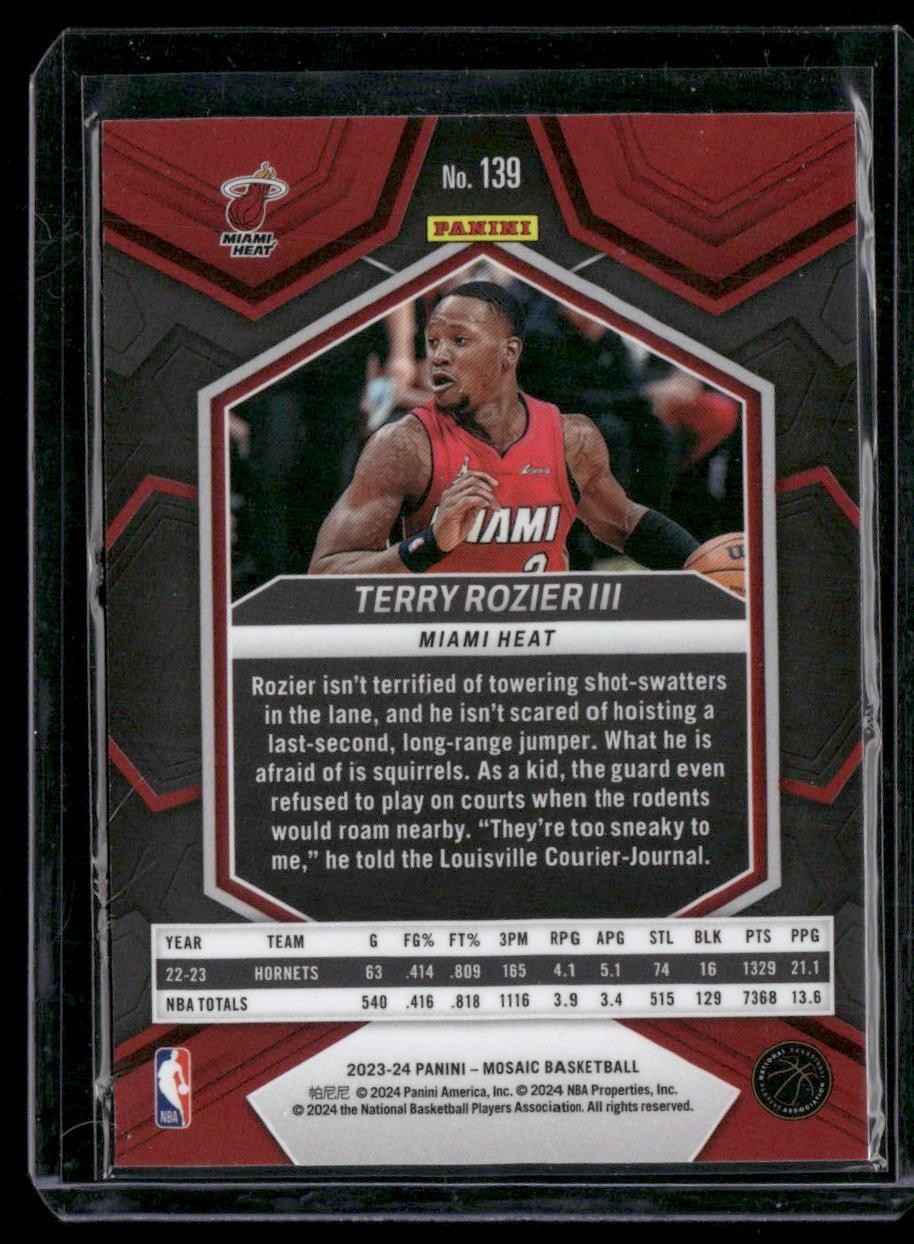 2023-24 Panini Mosaic #139 Terry Rozier III