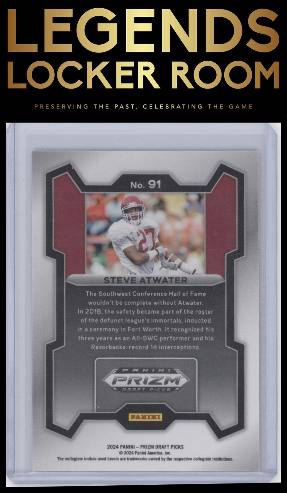 2024 Panini Prizm Draft Picks #91 Steve Atwater