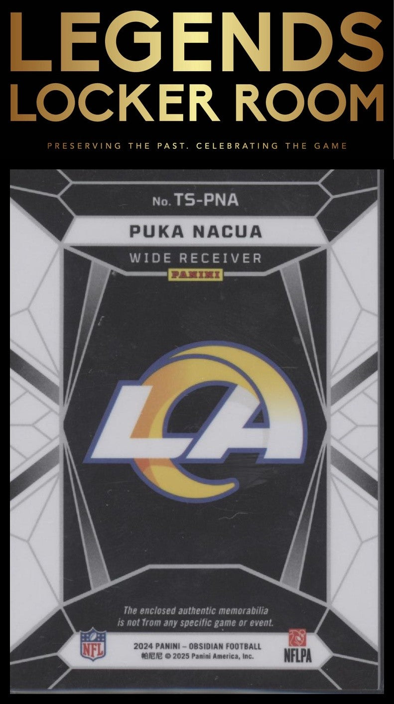 2024 Panini Obsidian - Trifecta Swatches #34 Puka Nacua