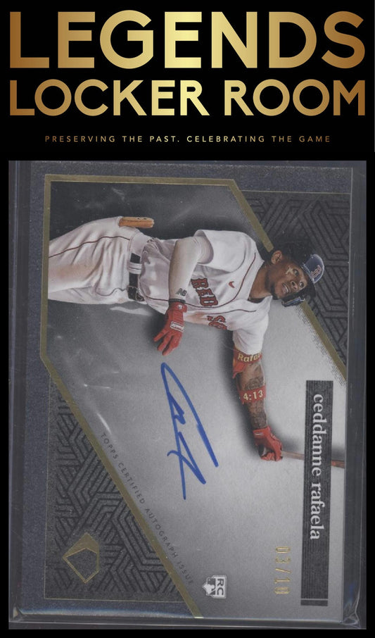 2024 Topps Diamond Icons #AC-CED Ceddanne Rafaela Autographs Black #/10
