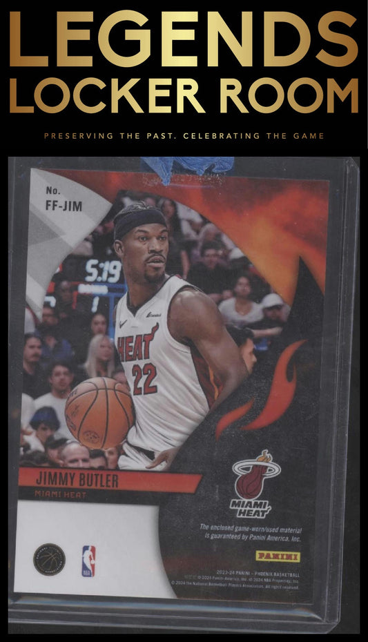 2023-24 Panini Phoenix #FF-JIM Jimmy Butler Fire Fabrics