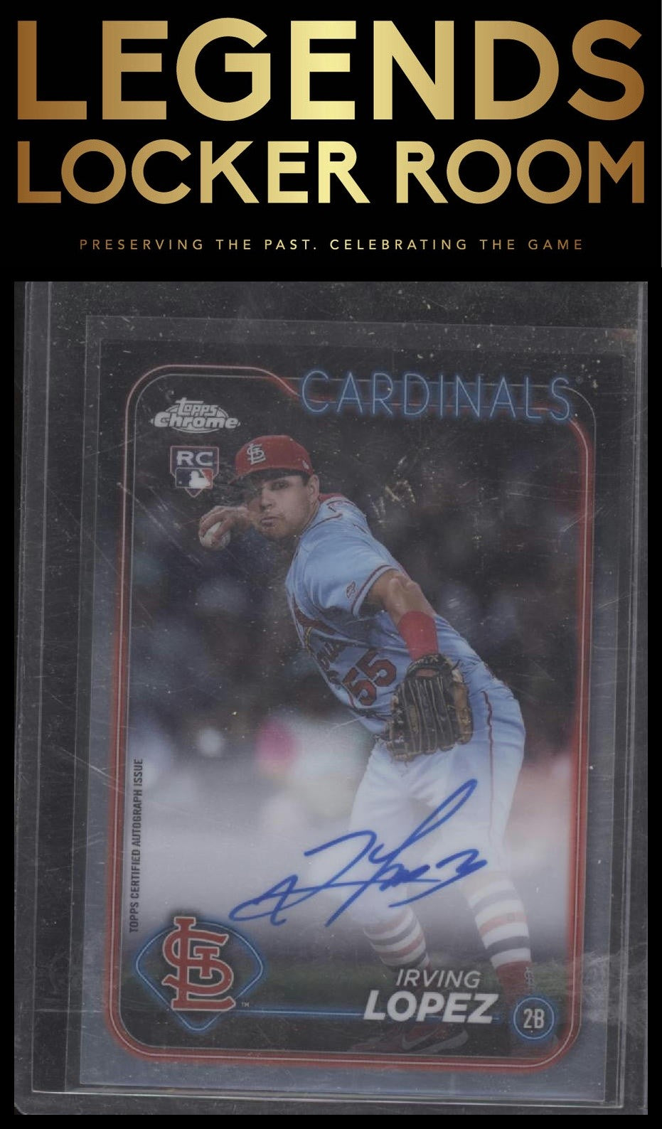 2024 Topps Chrome Update #RA-IL Irving Lopez Autographs