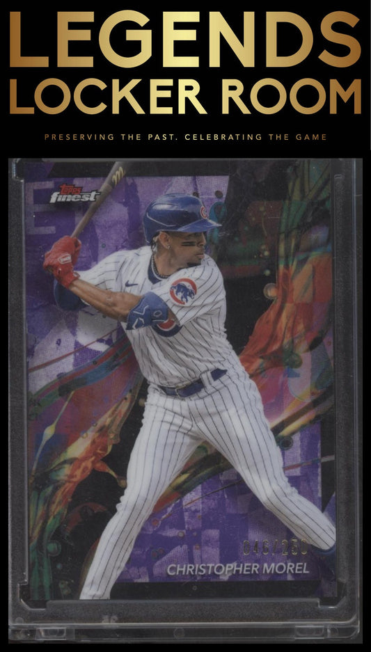 2024 Finest #21 Christopher Morel Purple Refractor #/250