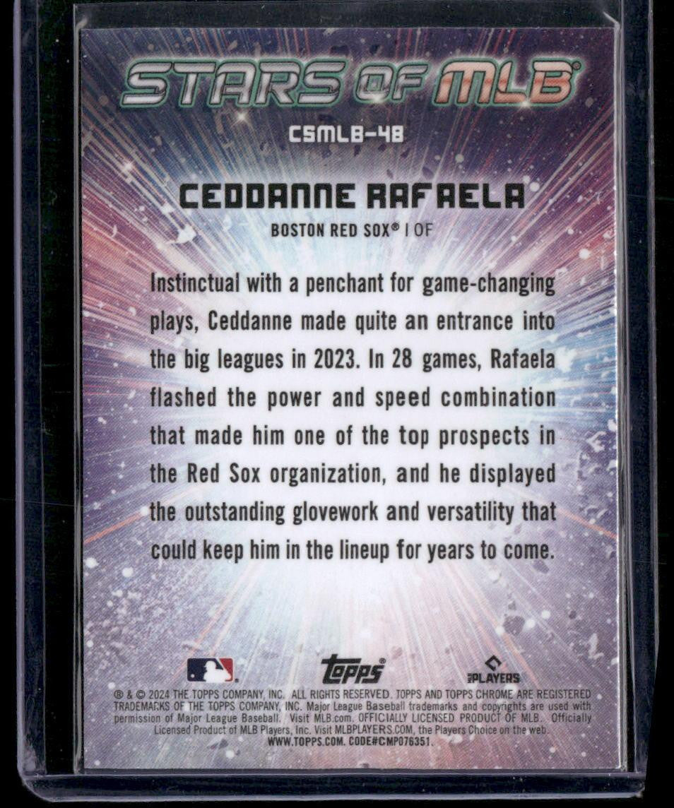 2024 Topps #CSMLB-48 Ceddanne Rafaela Stars of MLB Chrome