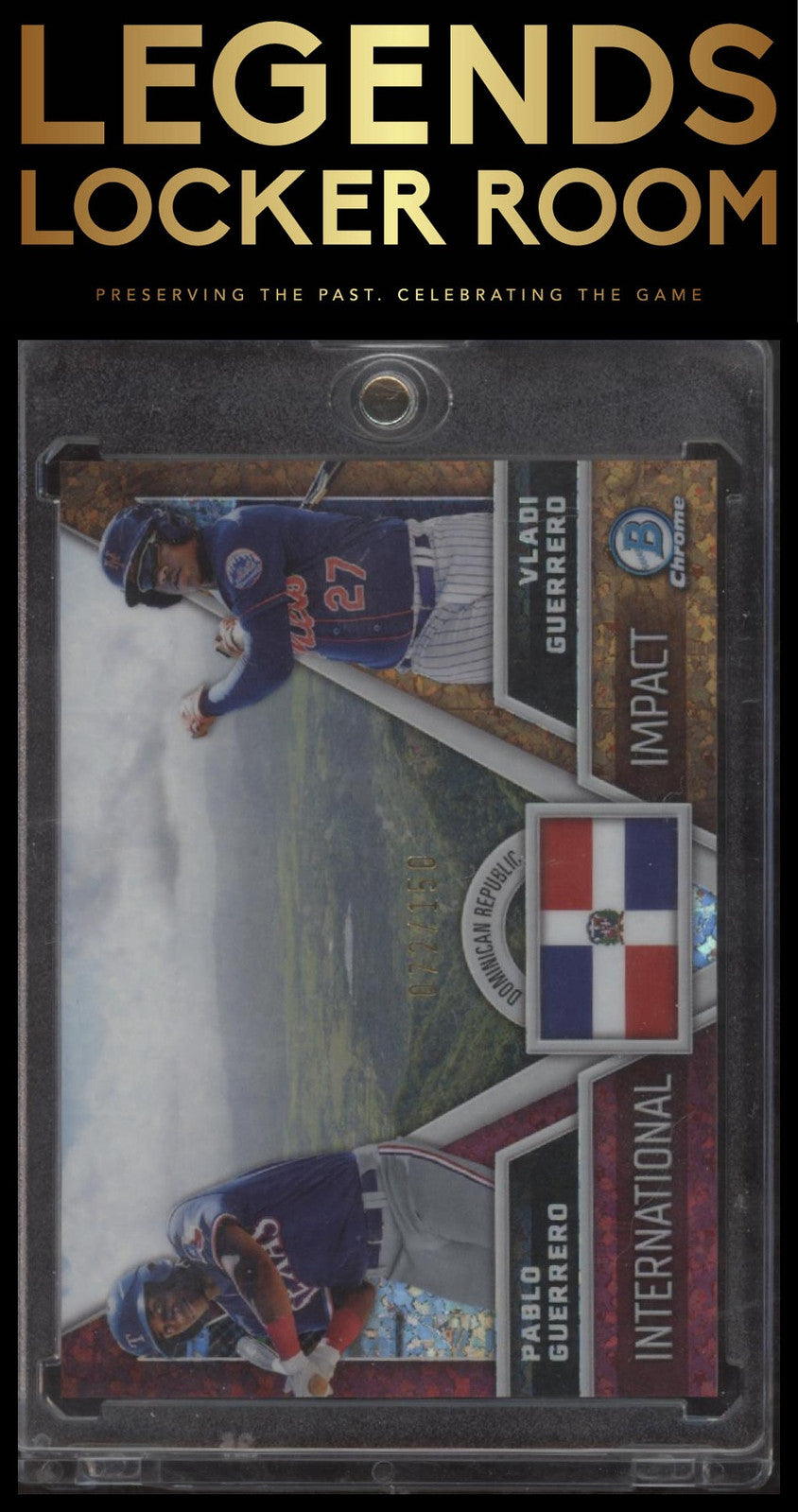 2024 Bowman Chrome Guerrero/Guerrero Mini Diamond Refractors #/150