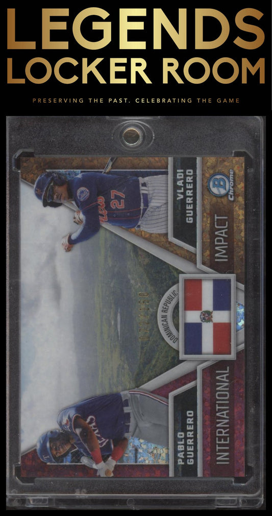 2024 Bowman Chrome Guerrero/Guerrero Mini Diamond Refractors #/150