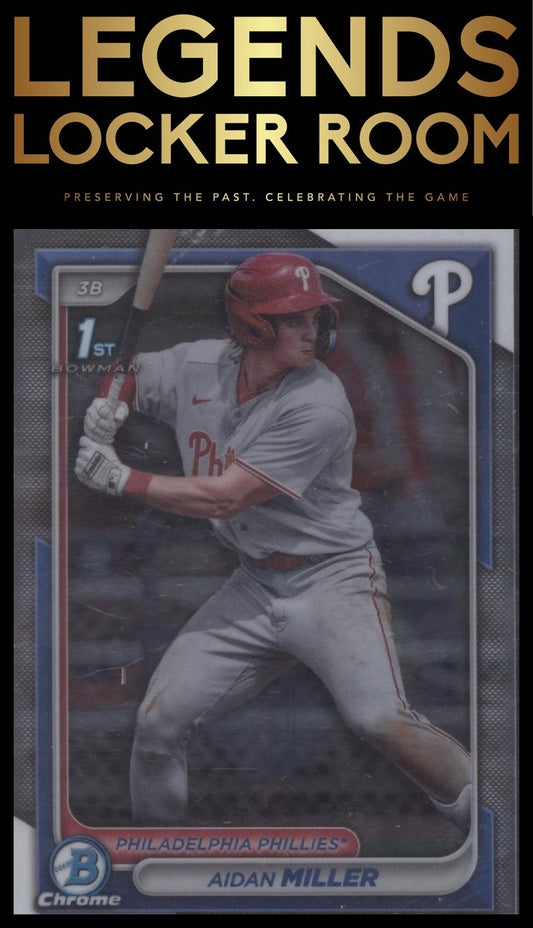 2024 Bowman #BCP-27 Aidan Miller Chrome Prospects