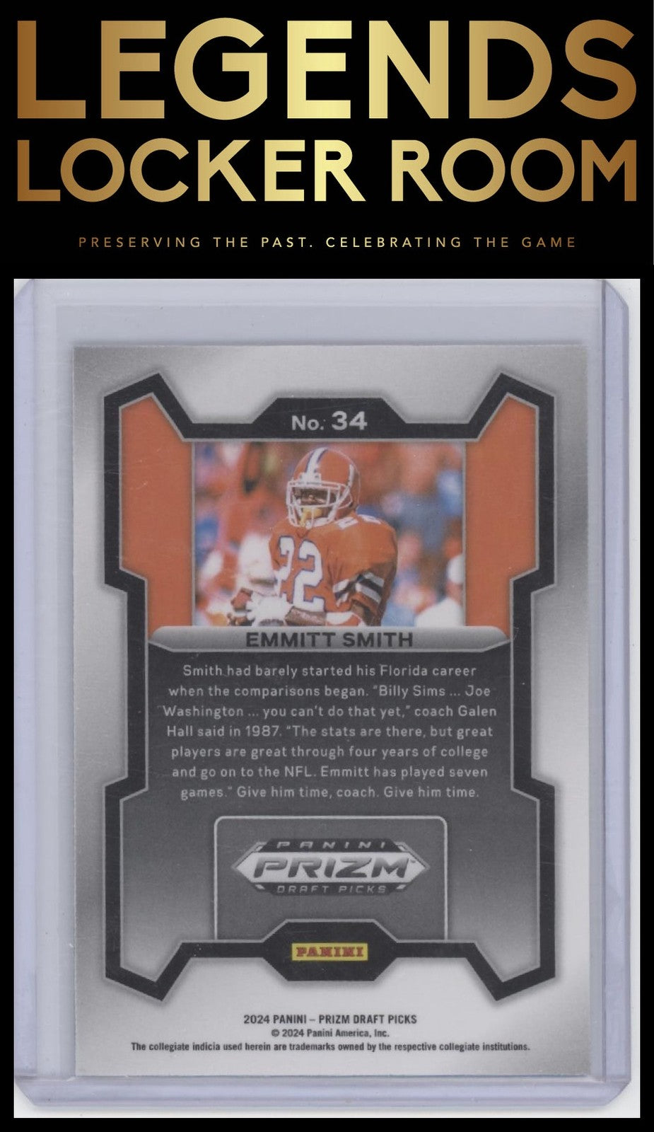 2024 Panini Prizm Draft Picks #34 Emmitt Smith