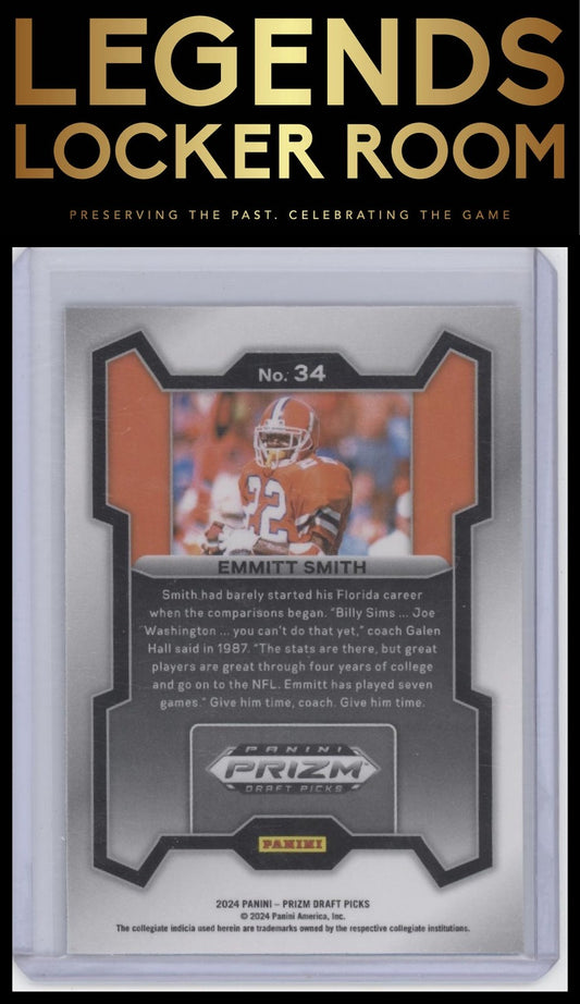 2024 Panini Prizm Draft Picks #34 Emmitt Smith
