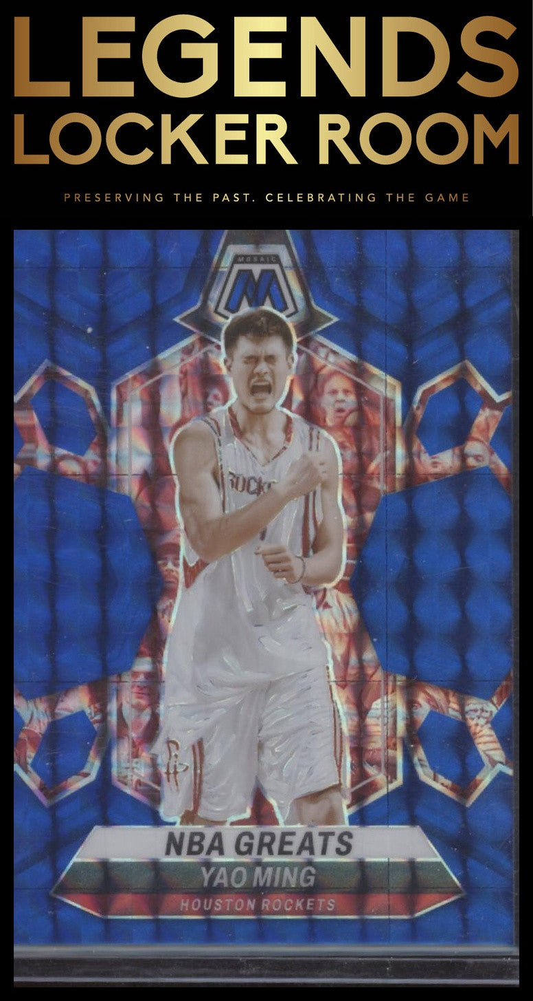 2023-24 Panini Mosaic #294 Yao Ming Blue #/199