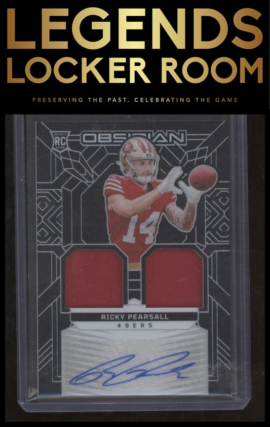 2024 Panini Obsidian Ricky Pearsall Rookie Material Ink /299