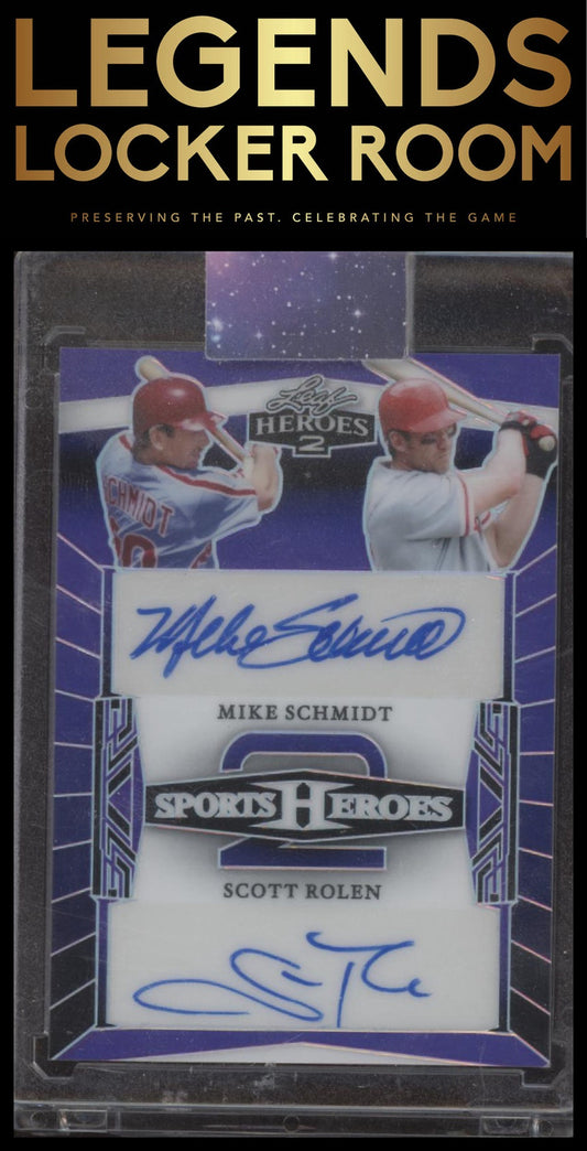 2024 Leaf Metal Sports Heroes Mike Schmidt / Scott Rolen Heroes #/3