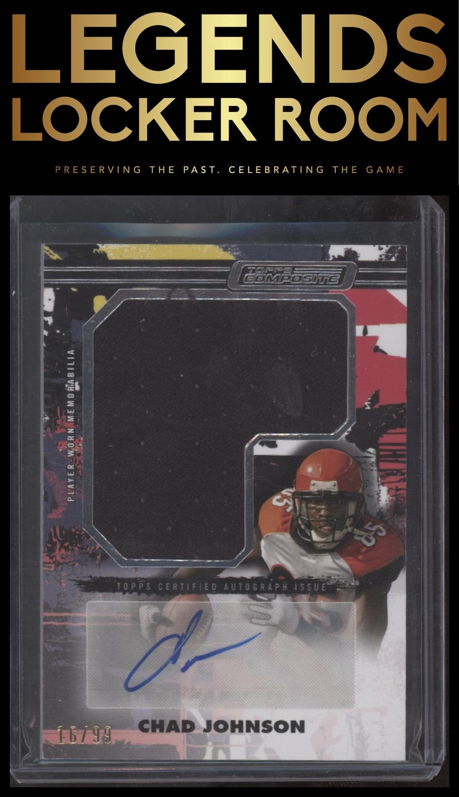 2023 Topps Composite Chad Johnson Composite Swatch Autographs Horizontal #/99