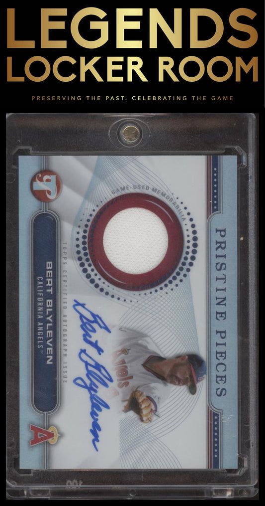 2024 Topps Pristine #PPAR-BBL Bert Blyleven Pristine Pieces Autographs Relics