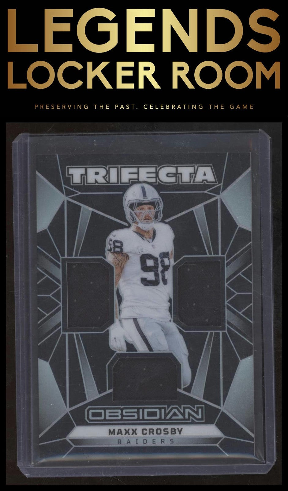 2024 Panini Obsidian - Trifecta Swatches #50 Maxx Crosby