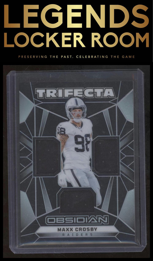 2024 Panini Obsidian - Trifecta Swatches #50 Maxx Crosby