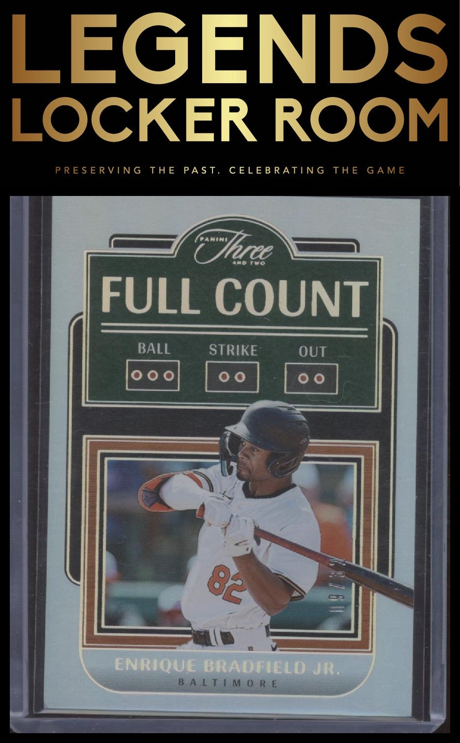 2024 Panini Three and Two #13 Enrique Bradfield Jr. Full Count #/32