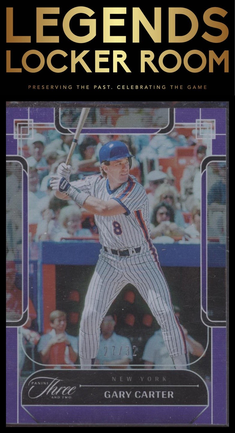 2024 Panini Three and Two #58 Gary Carter Full Count (Parallel) #/32