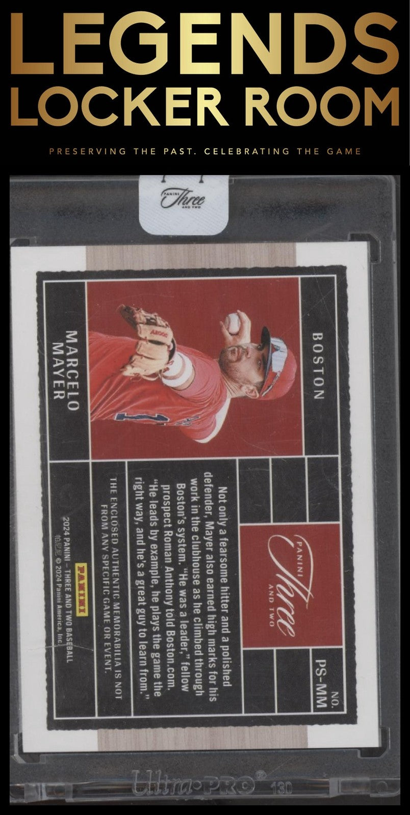 2024 Panini Three & Two Prospect Swatches Marcelo Mayer /32