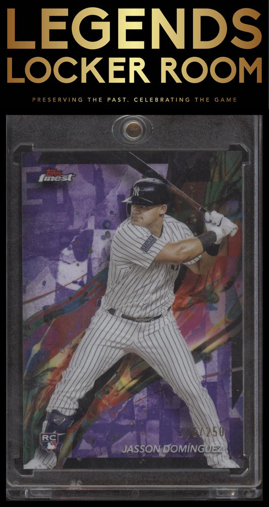 2024 Finest #83 Jasson Domínguez Purple Refractor #/250