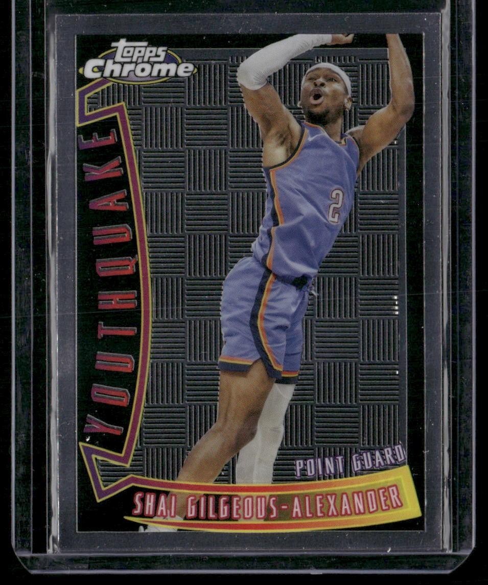 2023-24 Topps Chrome #YQ-7 Shai Gilgeous-Alexander Youthquake