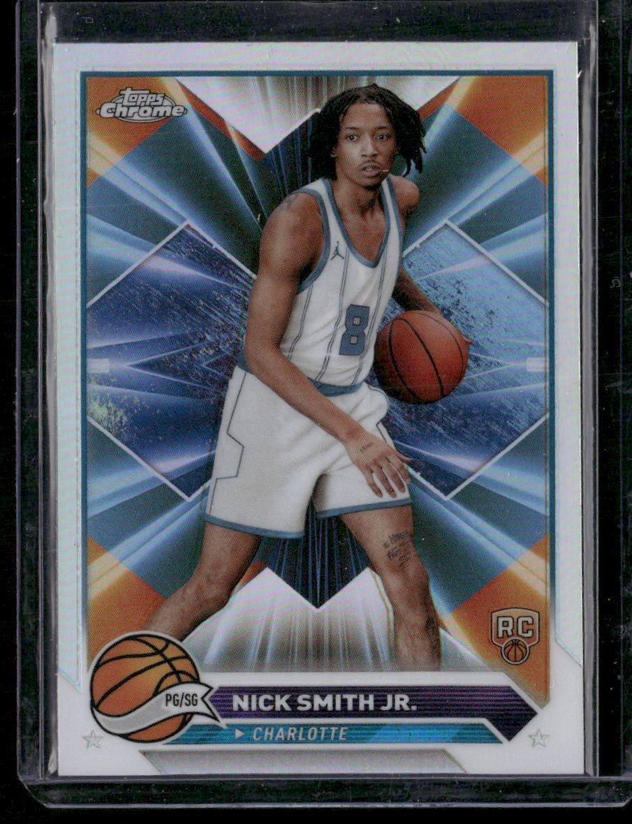 2023-24 Topps Chrome #86 Nick Smith Jr. Refractors