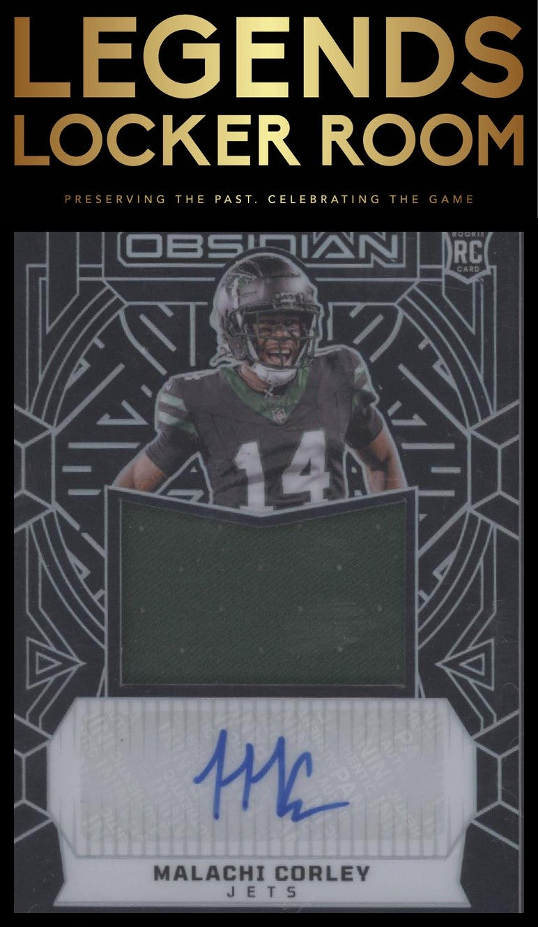 2024 Panini Obsidian Malachi Corley Rookie Jumbo Jersey Auto