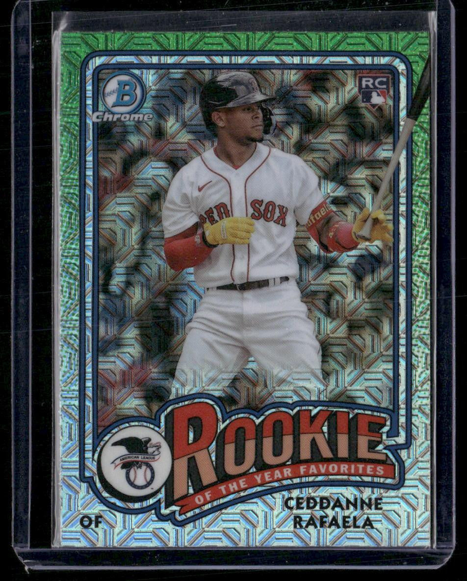 2024 Bowman #ROY-5 Ceddanne Rafaela Rookie of the Year Favorites Mojo Refractors
