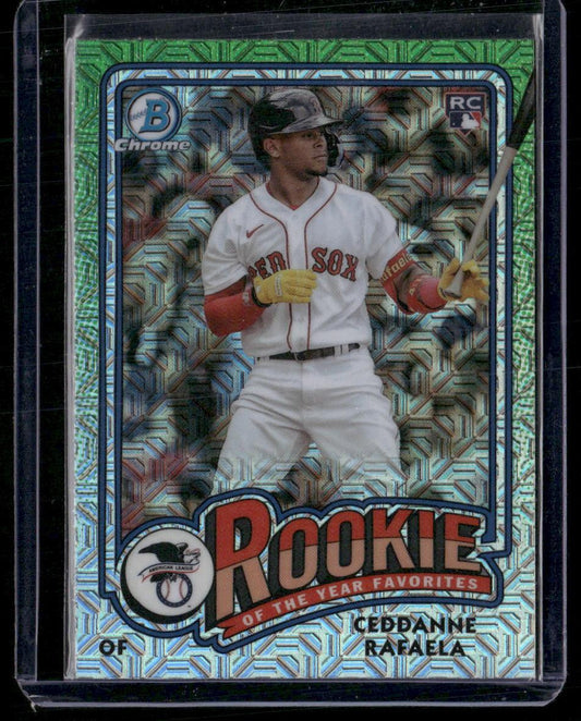 2024 Bowman #ROY-5 Ceddanne Rafaela Rookie of the Year Favorites Mojo Refractors