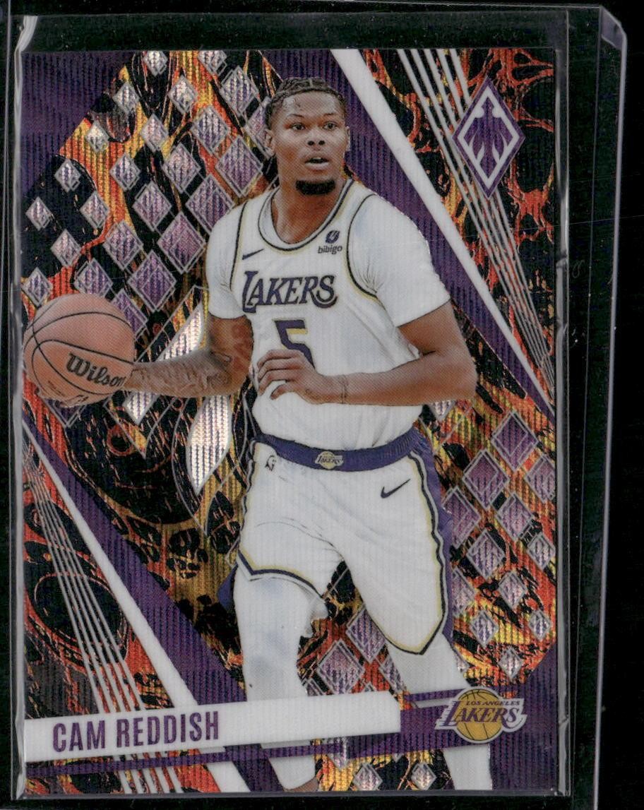 2023-24 Panini Phoenix #163 Cam Reddish Lava #/75