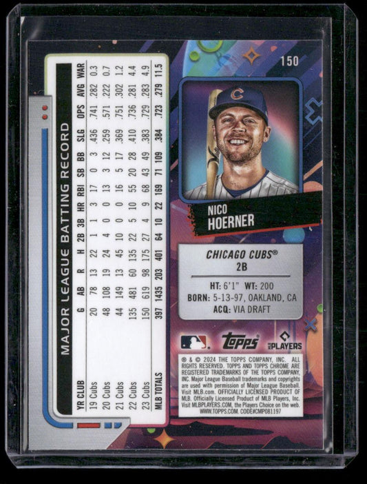 2024 Topps Chrome Cosmic #150 Nico Hoerner