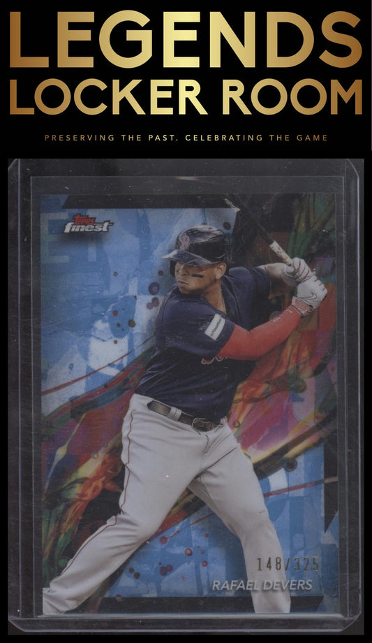 2024 Finest #20 Rafael Devers Sky Blue Refractors #/325