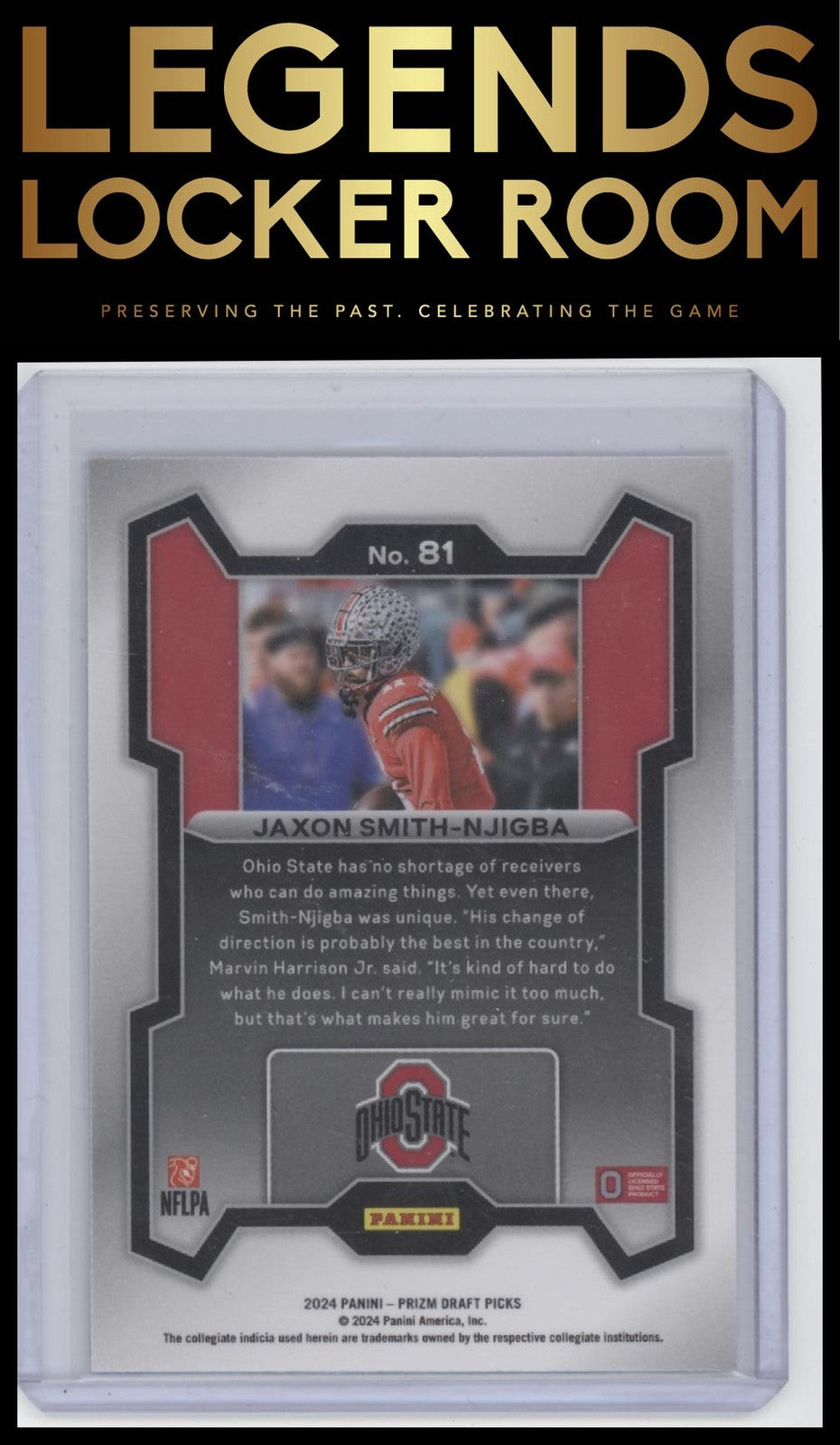 2024 Panini Prizm Draft Picks #81 Jaxon Smith-Njigba