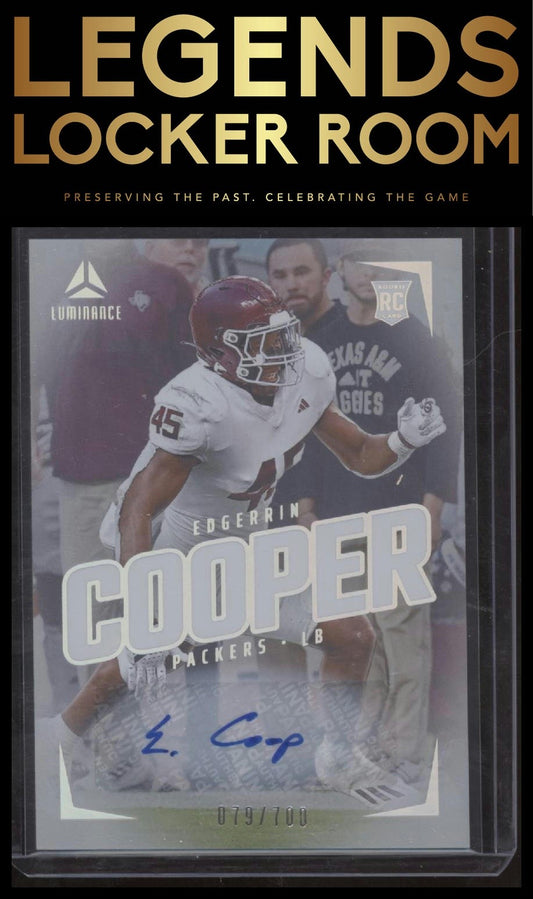 2024 Panini Luminance #137 Edgerrin Cooper Rookie Luminance Autographs #/700