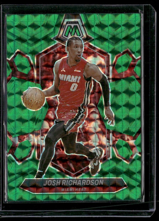 2023-24 Panini Mosaic #189 Josh Richardson Green