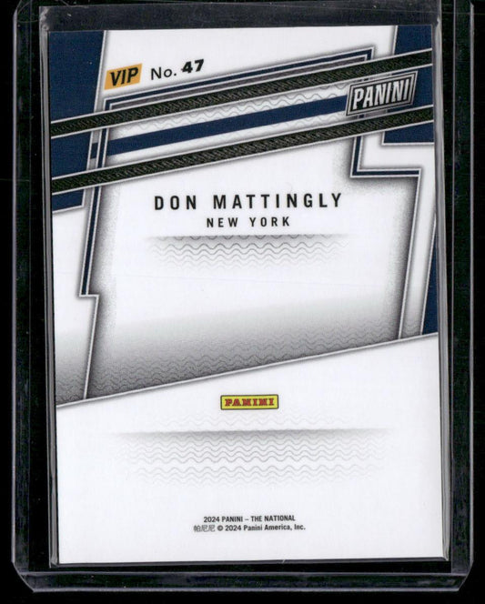 2024 Panini National Sports Collectors Convention VIP Party #47 Don Mattingly